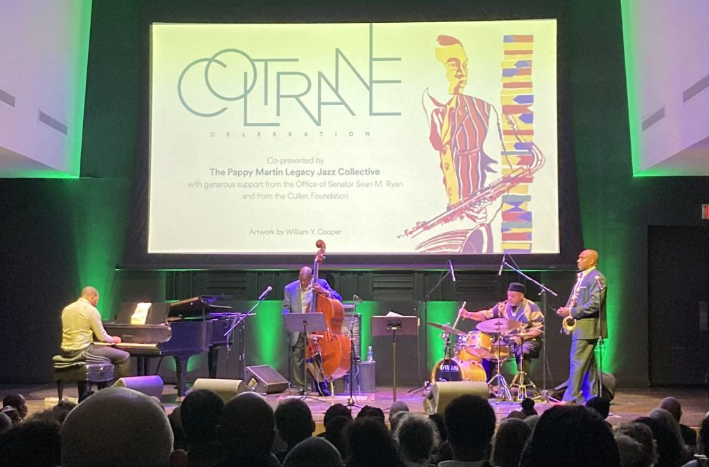 At the Burchfield Penney Tower Auditorium, enjoying the renowned Curtis Lundy Umoja Ensemble perform in the 2024 Coltrane Celebration concert