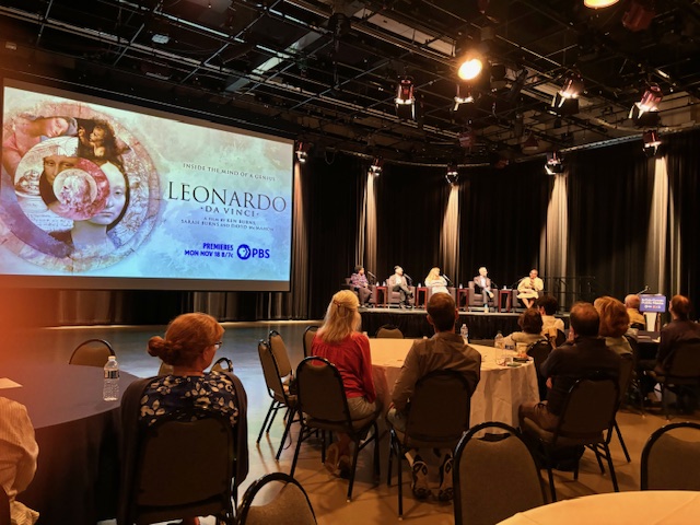 Leonardo da Vinci documentary panel discussion at the WNED PBS Studios in Buffalo, NY